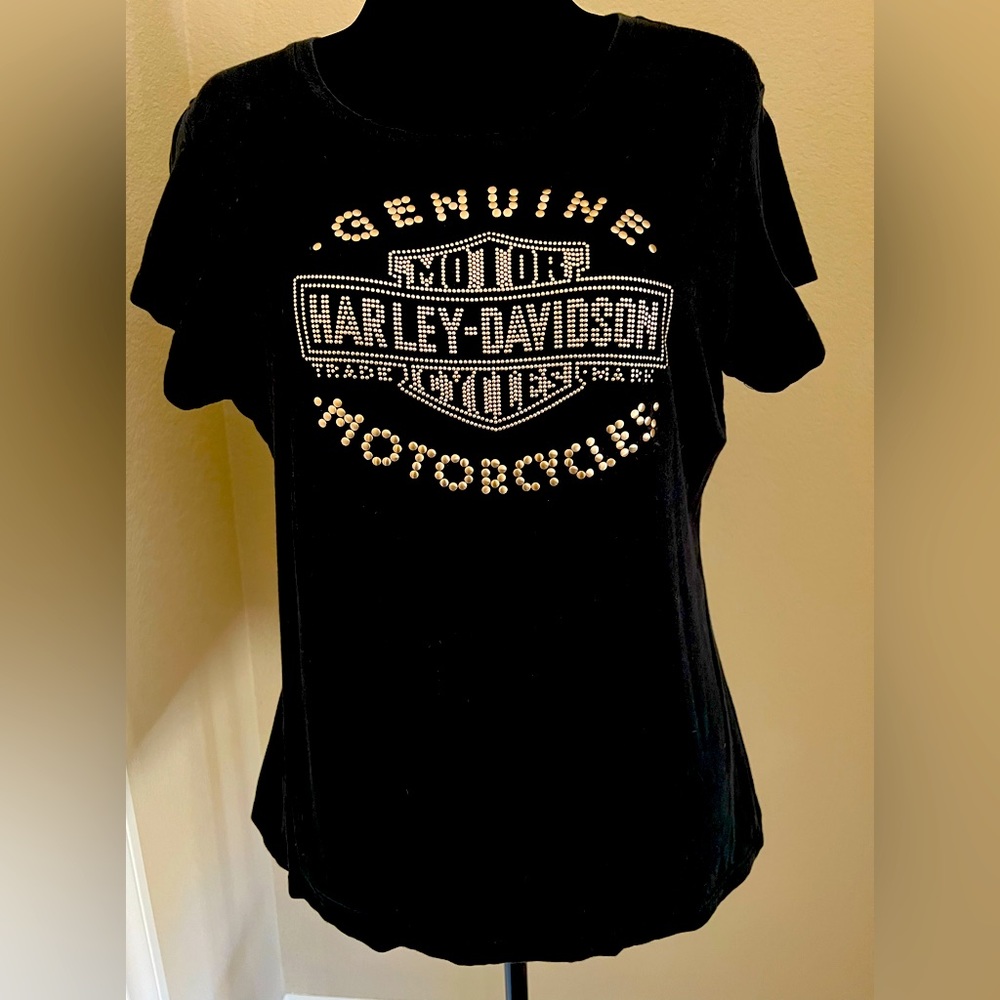 Harley Davidson bling short sleeve tee